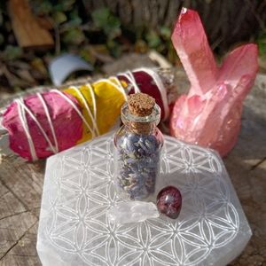 Tiny jar of lavender